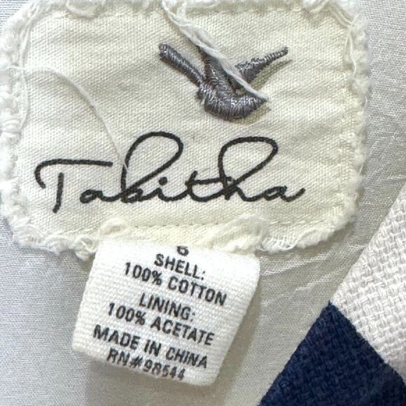 Anthropologie Tabitha Dress Size 6 Ivory Mod Circle Sleeveless Sheath - Picture 2 of 8